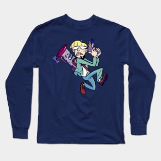 EB-Space Fighting Guy Jeff Long Sleeve T-Shirt